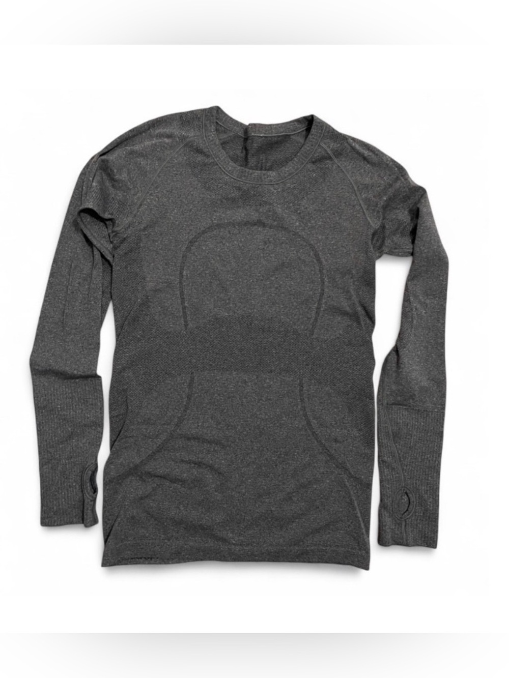Lululemon Women’s Long Sleeve Gray athletic top